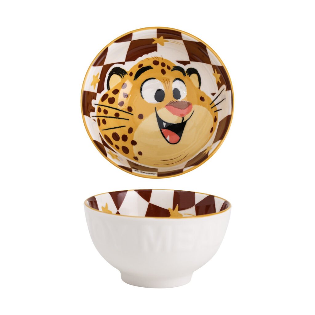 Add Fun and Charm to Your Table with the Crazy Animal Ceramic Bowl Set 4.5