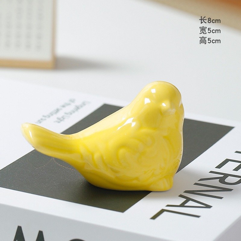 Home Ceramic Bird Ornaments