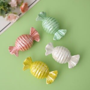 Ceramic Beaded Candy Wig Decorative Ornament