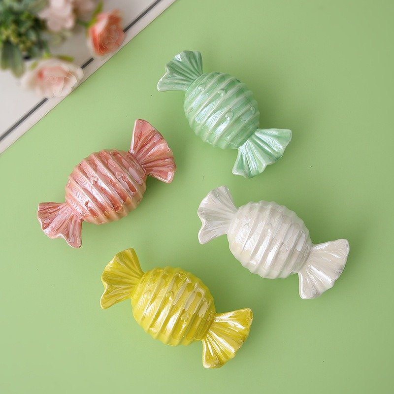 Home Ceramic Beaded Candy Wig Decorative Ornament